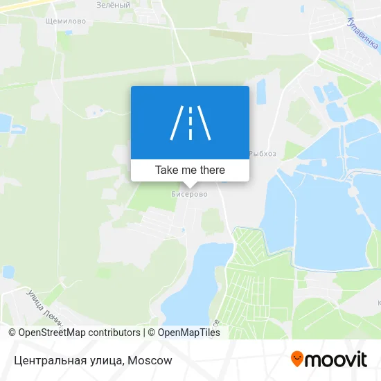 Центральная улица map