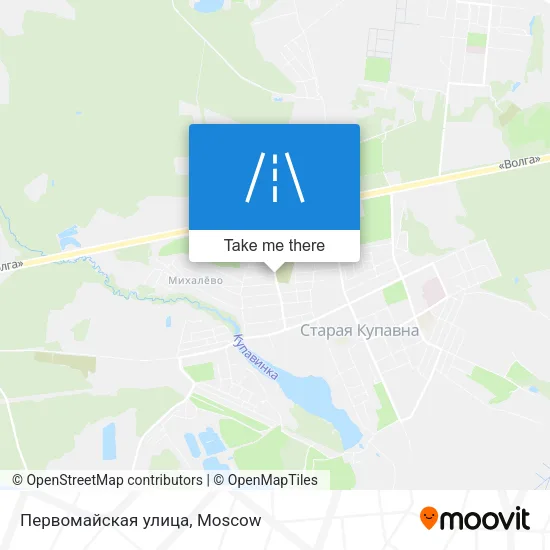Первомайская улица map