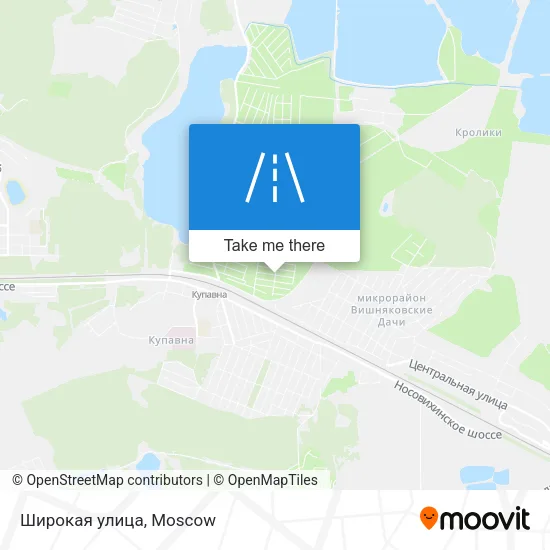 Широкая улица map