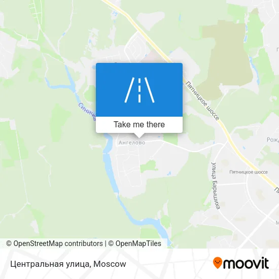 Центральная улица map
