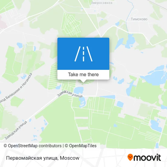 Первомайская улица map