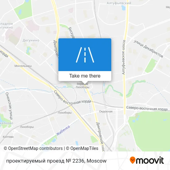 проектируемый проезд № 2236 map