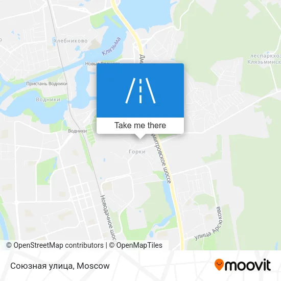 Союзная улица map