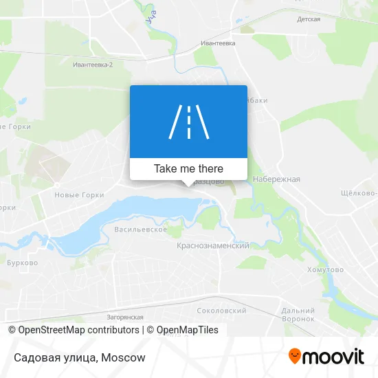 Садовая улица map