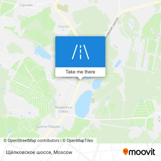 Щёлковское шоссе map