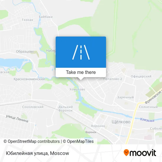 Юбилейная улица map