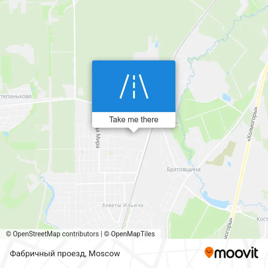 Фабричный проезд map