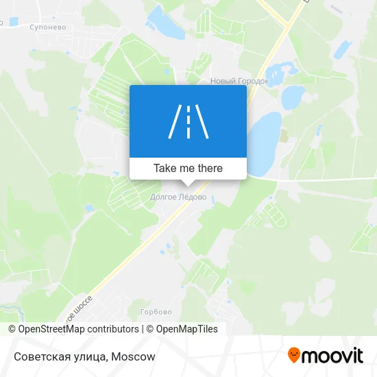 Советская улица map