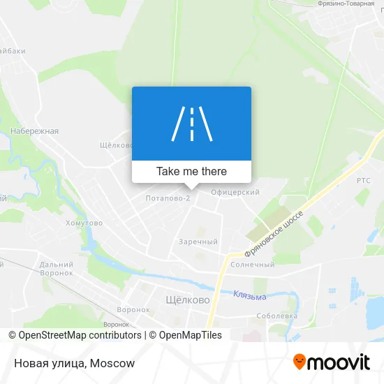 Новая улица map