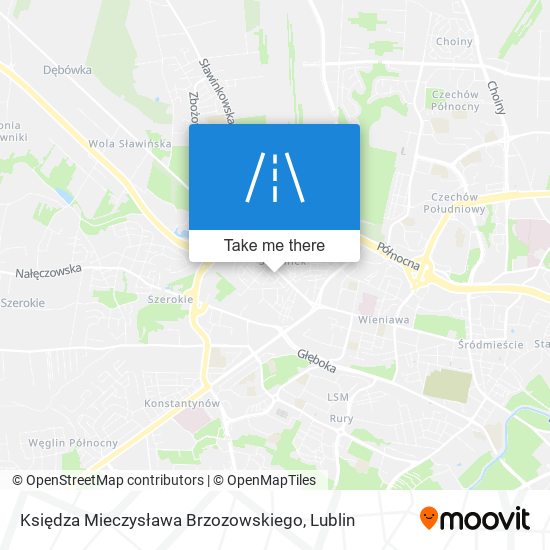 Księdza Mieczysława Brzozowskiego map
