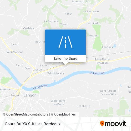 Cours Du XXX Juillet map