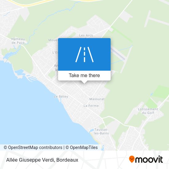 Allée Giuseppe Verdi map