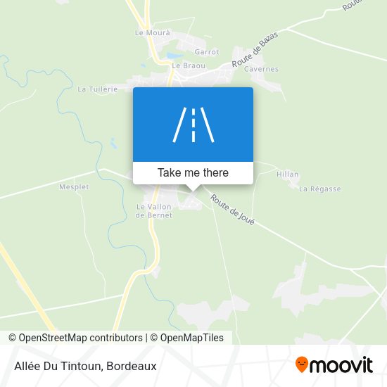 Allée Du Tintoun map