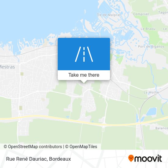 Rue René Dauriac map