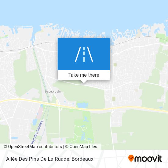 Allée Des Pins De La Ruade map