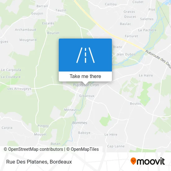 Rue Des Platanes map