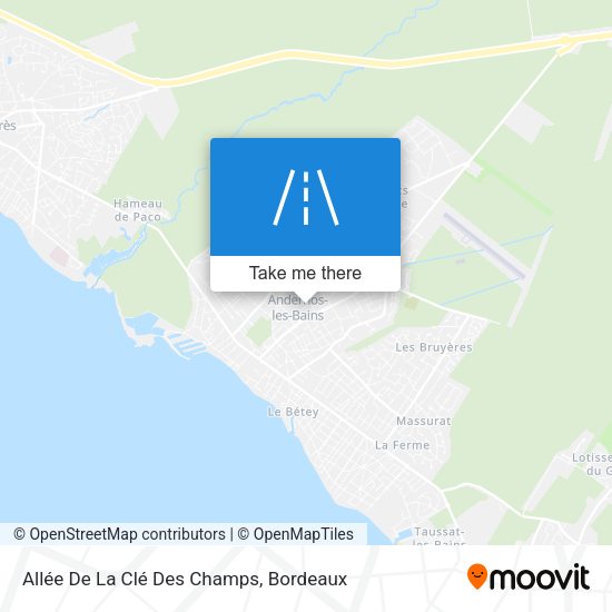 Allée De La Clé Des Champs map