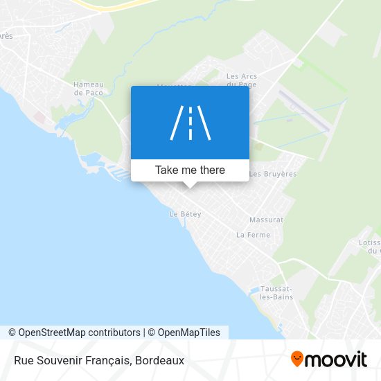 Rue Souvenir Français map