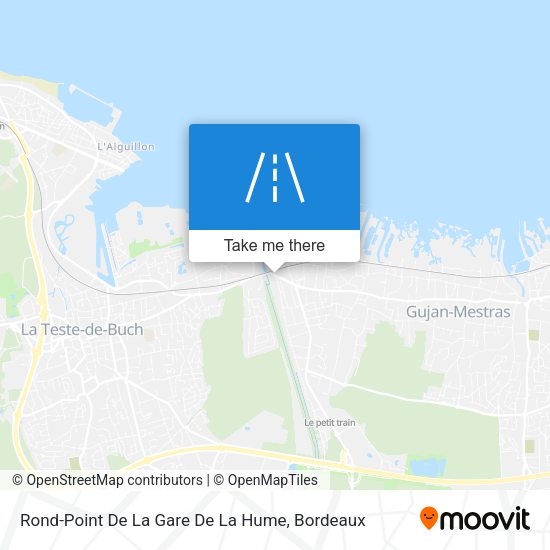 Rond-Point De La Gare De La Hume map