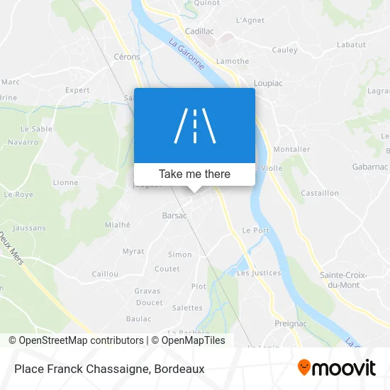 Place Franck Chassaigne map