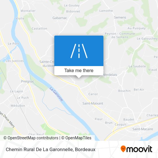 Chemin Rural De La Garonnelle map
