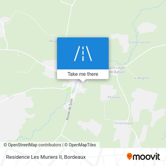 Residence Les Muriers II map