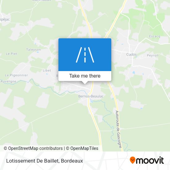 Lotissement De Baillet map