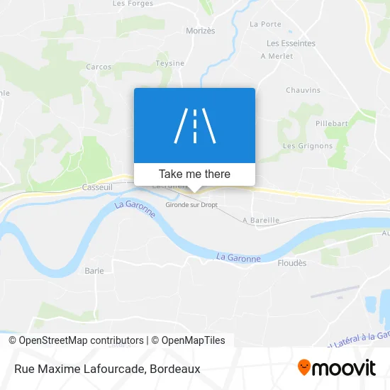 Rue Maxime Lafourcade map