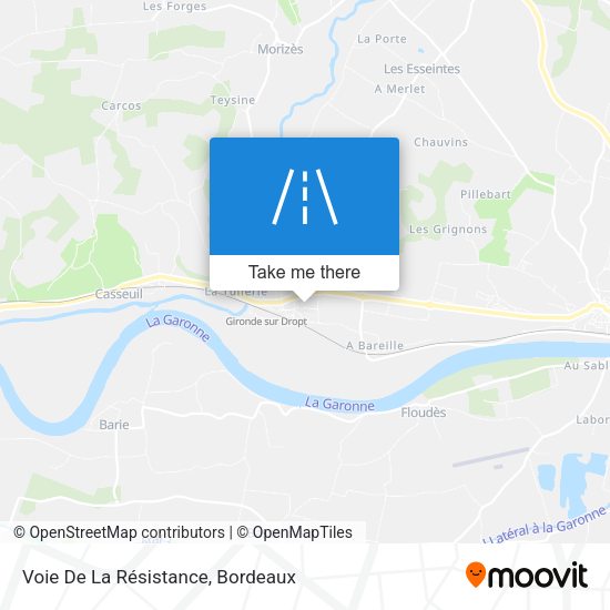 Voie De La Résistance map