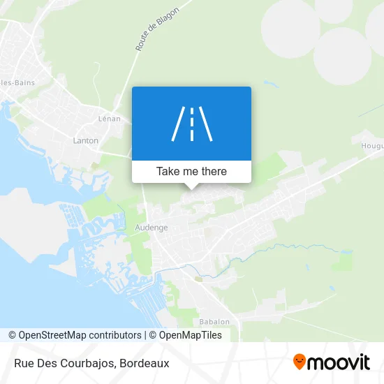 Rue Des Courbajos map