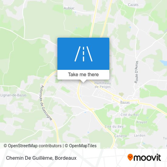 Chemin De Guillème map