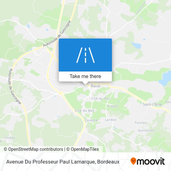Avenue Du Professeur Paul Lamarque map
