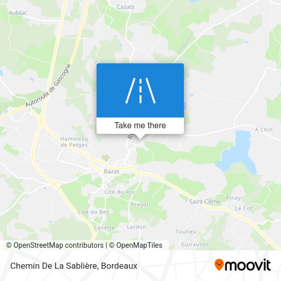 Chemin De La Sablière map