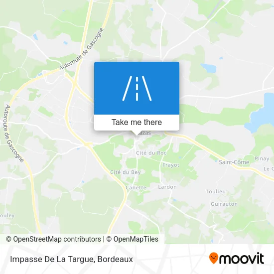 Impasse De La Targue map