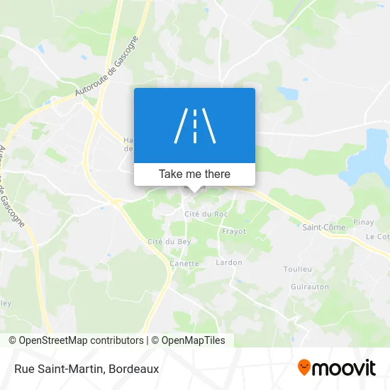 Rue Saint-Martin map