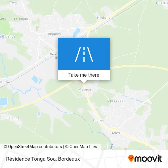 Résidence Tonga Soa map