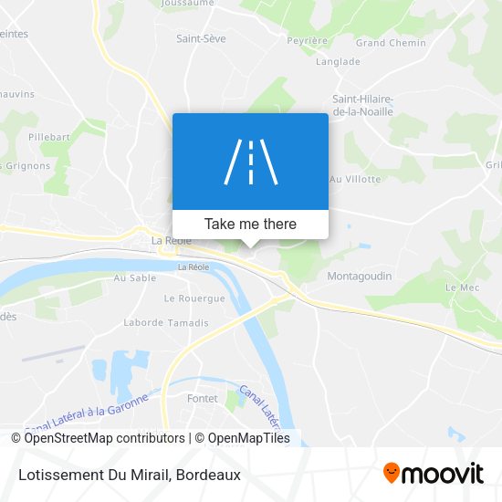 Lotissement Du Mirail map