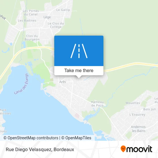 Rue Diego Velasquez map