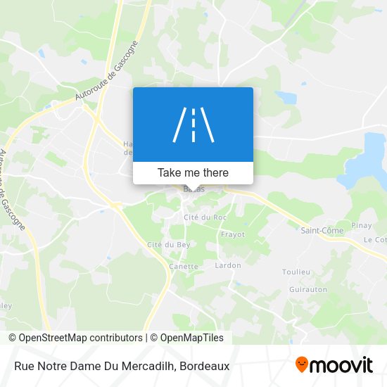 Rue Notre Dame Du Mercadilh map