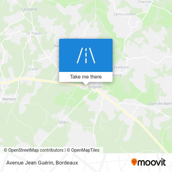 Avenue Jean Guérin map