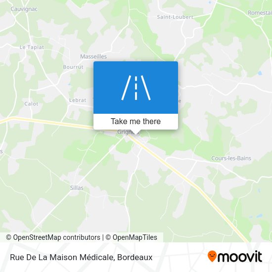 Rue De La Maison Médicale map