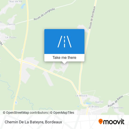 Chemin De La Bateyre map