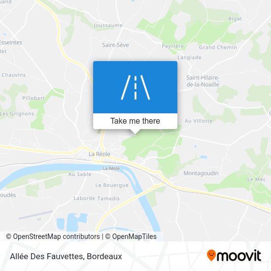 Allée Des Fauvettes map