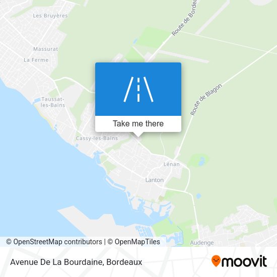 Avenue De La Bourdaine map