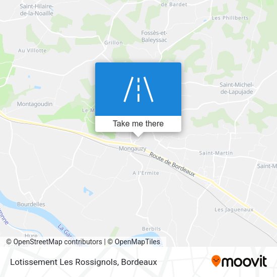 Lotissement Les Rossignols map