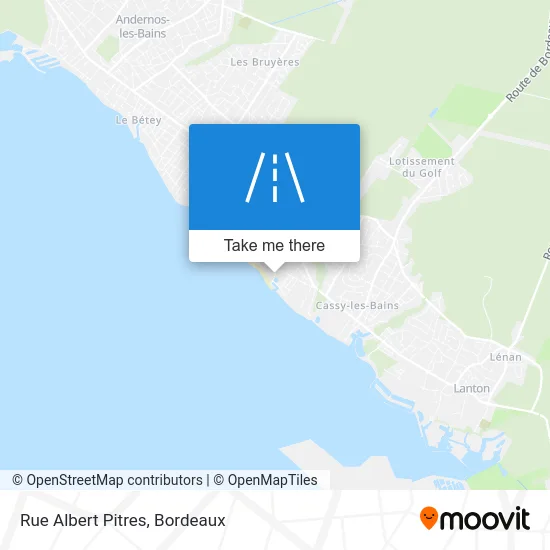 Rue Albert Pitres map