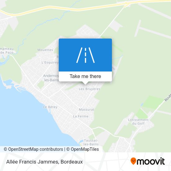 Allée Francis Jammes map