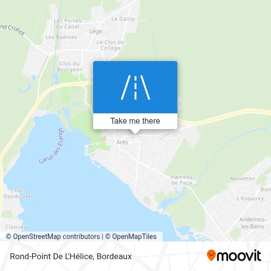 Rond-Point De L'Hélice map