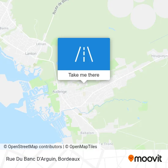 Rue Du Banc D'Arguin map