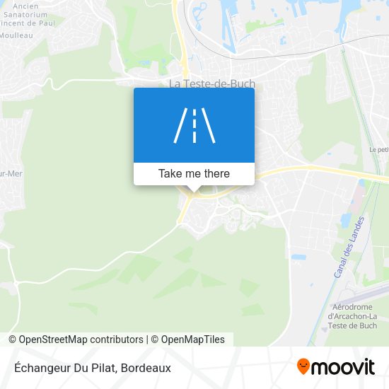 Échangeur Du Pilat map